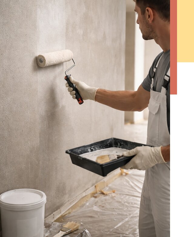 Грунтовка стен в Темрюке от 2264 руб. м2 — быстро, недорого, с материалом | ОТДЕЛОЧНИК-Тмр