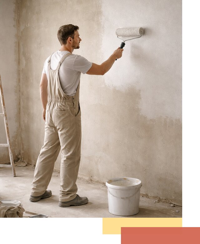 Грунтовка стен под отделку в Темрюке профессиональным раствором