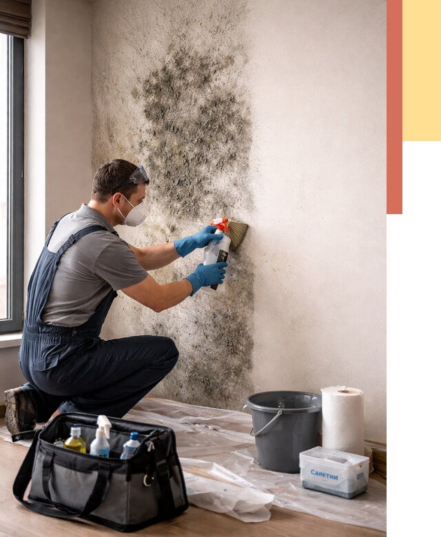 Удаление плесени со стен в Темрюке от 2213 руб. — быстро и недорого | ОТДЕЛОЧНИК-Тмр