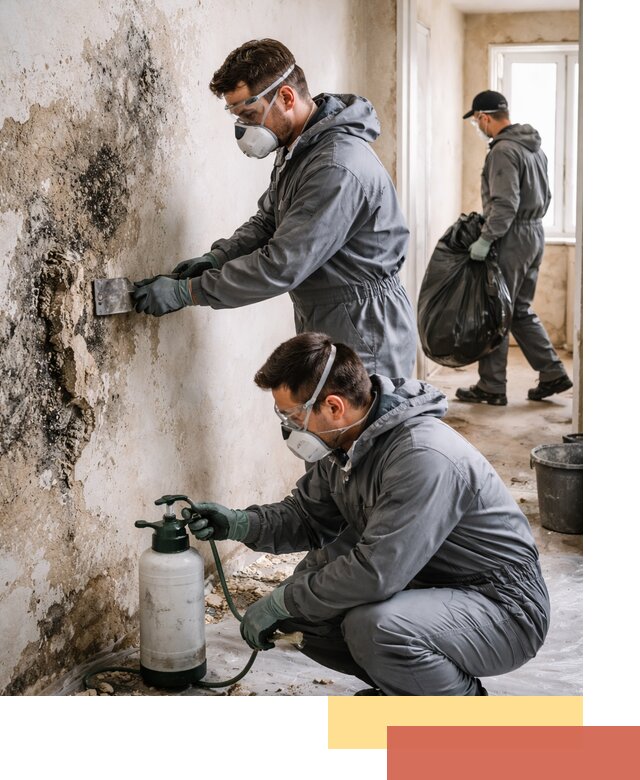 Удаление плесени со стен профессионально в Темрюке