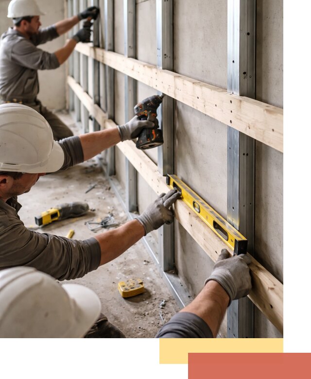 Устройство обрешетки под панели в Темрюке