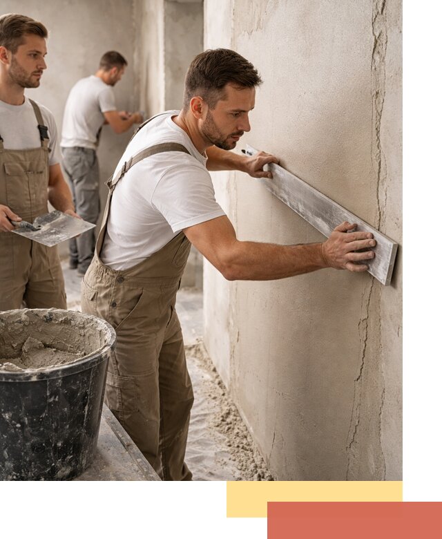 Штукатурка стен без маяков в Темрюке быстро и качественно