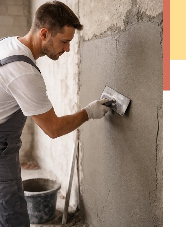 Штукатурка стен под плитку в Темрюке от 4323 руб./м2 — выравнивание под плитку | ОТДЕЛОЧНИК-Тмр