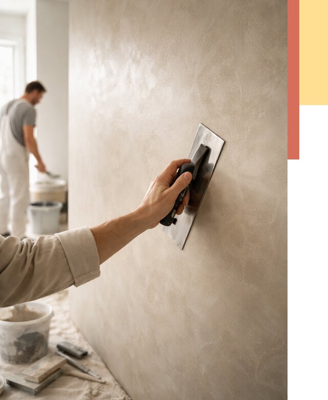 Венецианская штукатурка в Темрюке от 3603 руб/м² — нанесение стен под ключ | ОТДЕЛОЧНИК-Тмр