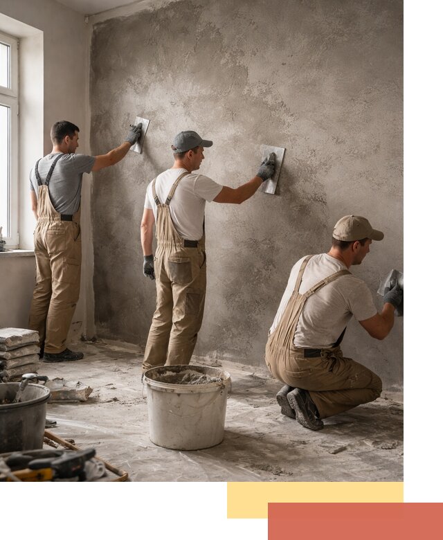 Декоративная штукатурка под бетон в Темрюке для стен и потолков