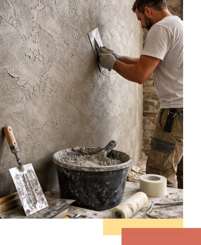 Декоративная штукатурка лофт в Темрюке — отделка стен и потолков