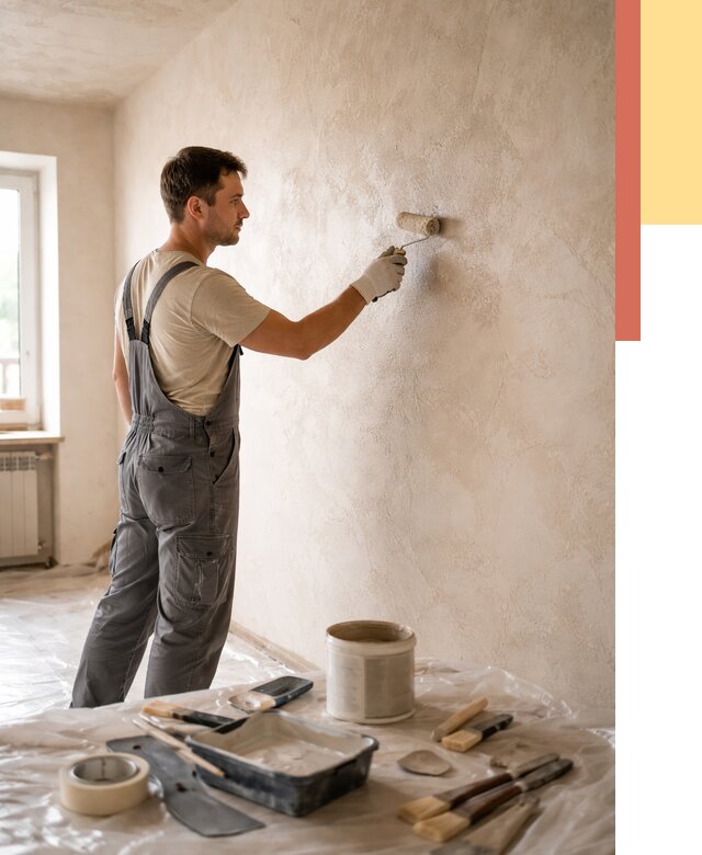 Нанесение лессирующей краски по декоративке в Темрюке от 1801 руб. | ОТДЕЛОЧНИК-Тмр