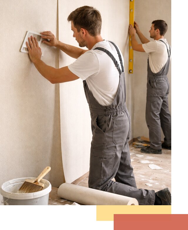 Поклейка бумажных обоев в Темрюке качественно и недорого