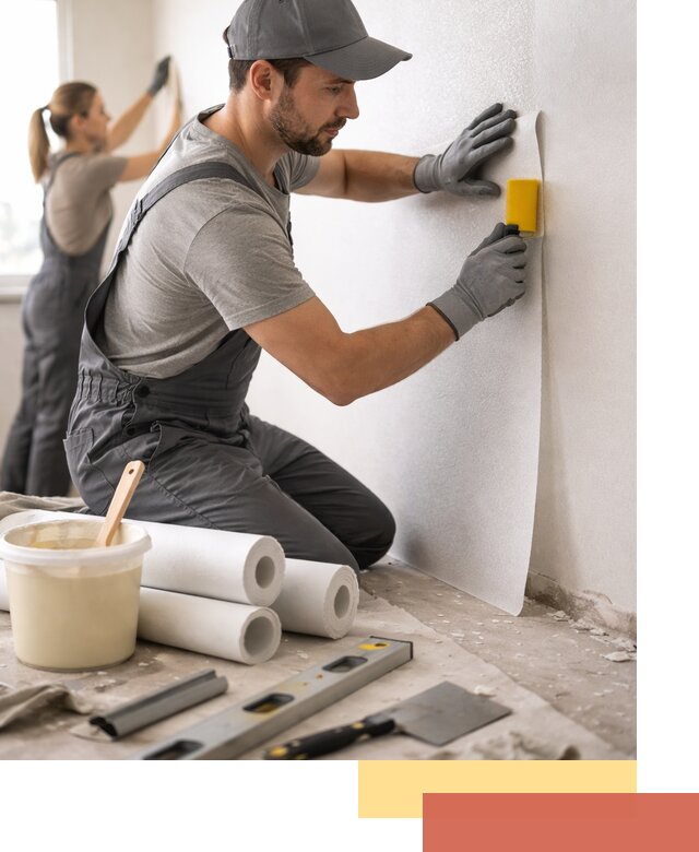 Поклейка стеклообоев профессионально в Темрюке