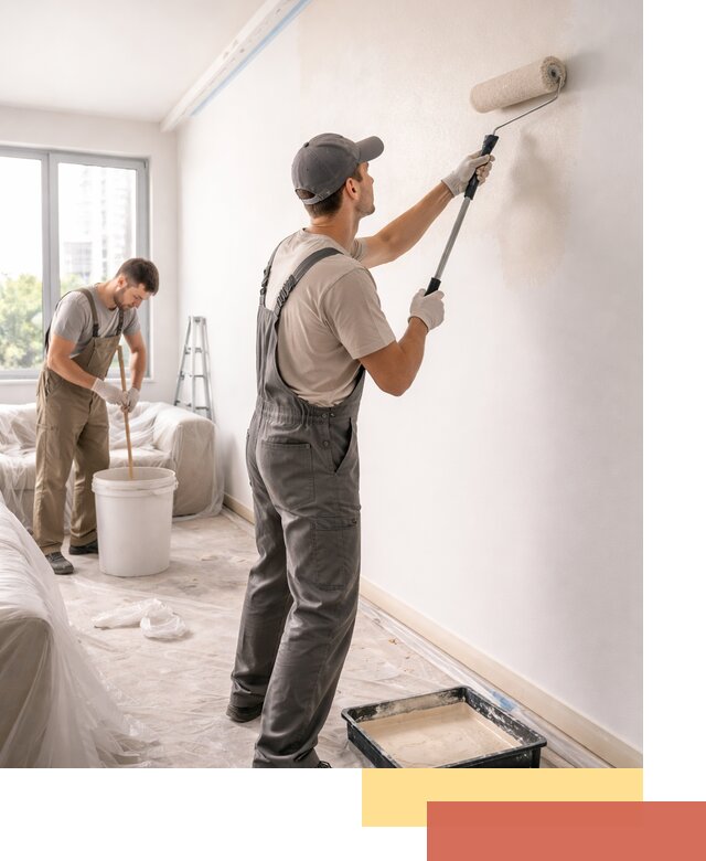 Покраска стен в офисе в Темрюке — быстрый и качественный ремонт