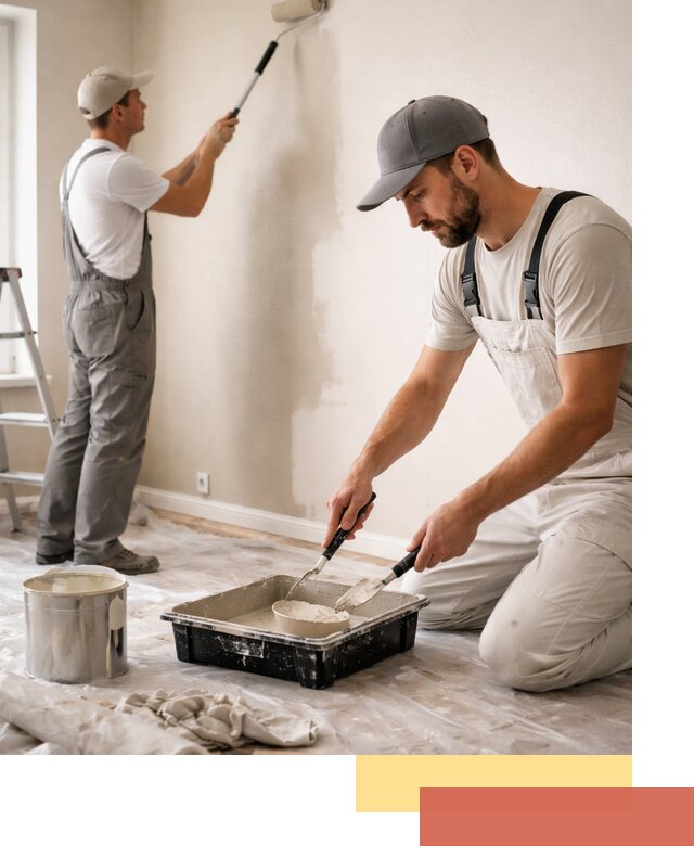 Покраска стен в квартире в Темрюке — профессионально и аккуратно