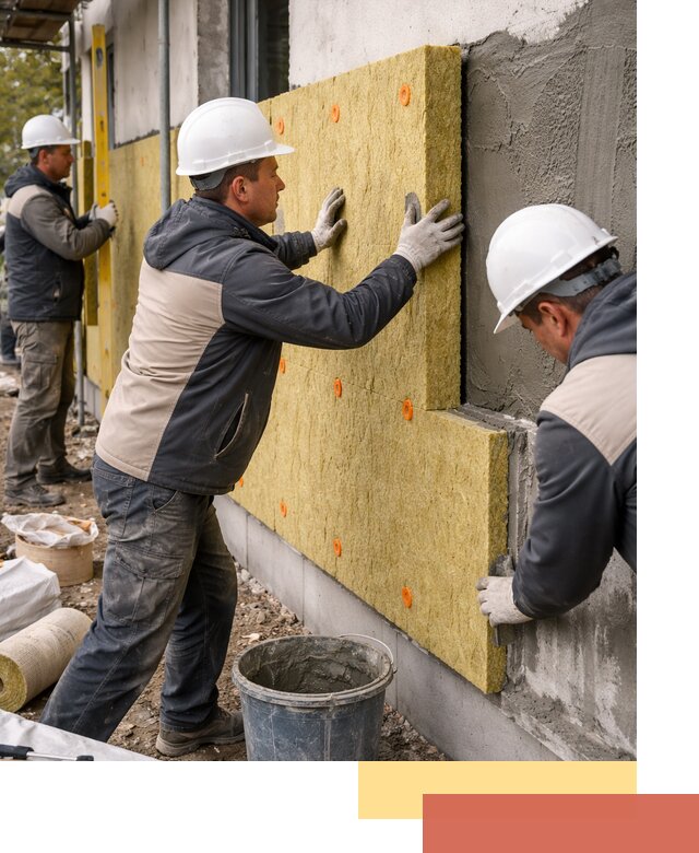 Утепление стен минватой в Темрюке — тепло и звукоизоляция