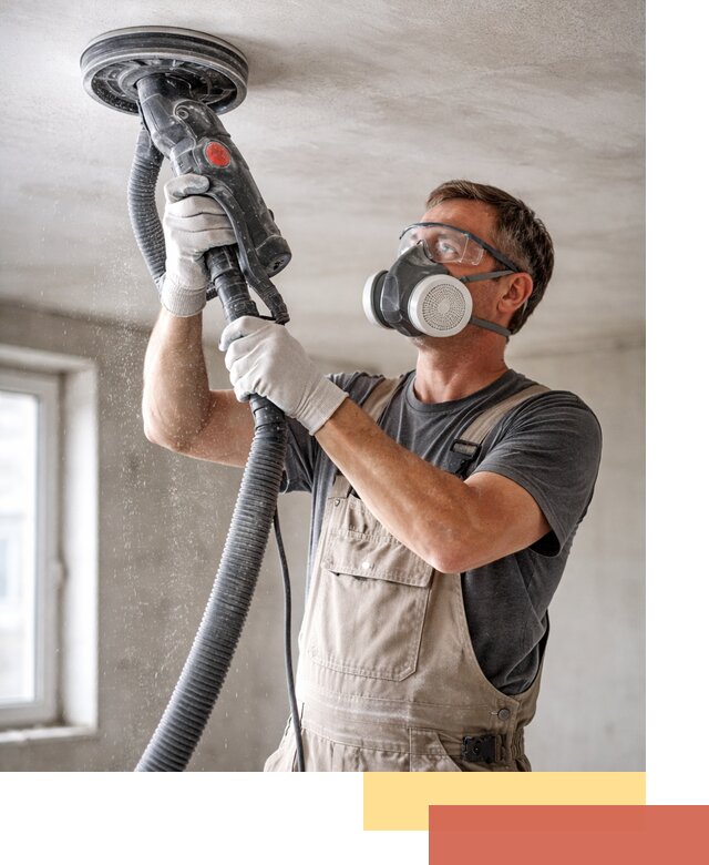 Шлифовка потолка в Темрюке — качественная подготовка под отделку