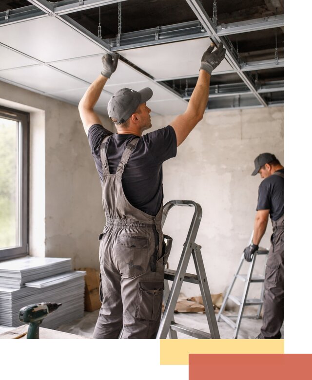 Монтаж кассетного потолка в Темрюке качественно и быстро