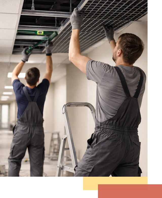 Монтаж потолка Грильято в Темрюке: установка под ключ качественно