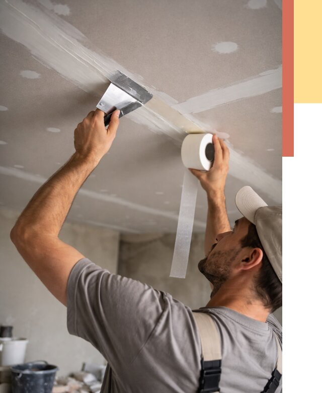 Обработка швов потолка ГКЛ в Темрюке от 7720 руб. под ключ | ОТДЕЛОЧНИК-Тмр